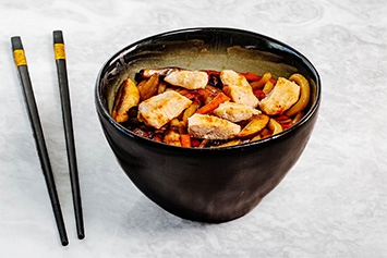 Produktbild Udon mit Hähnchen und Gemüse